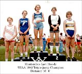 57 Lori Hoesly WIAA Triple-jump winner 1983